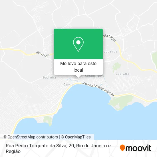 Rua Pedro Torquato da Silva, 20 mapa