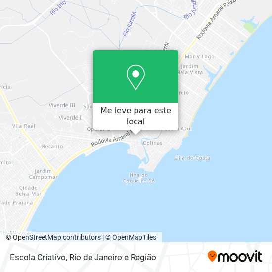 Escola Criativo mapa