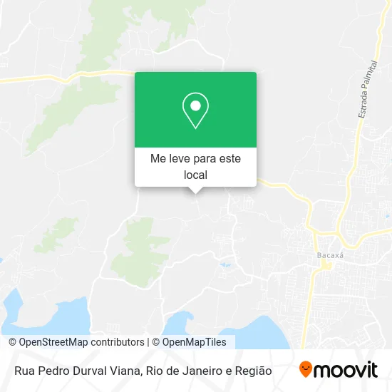 Rua Pedro Durval Viana mapa
