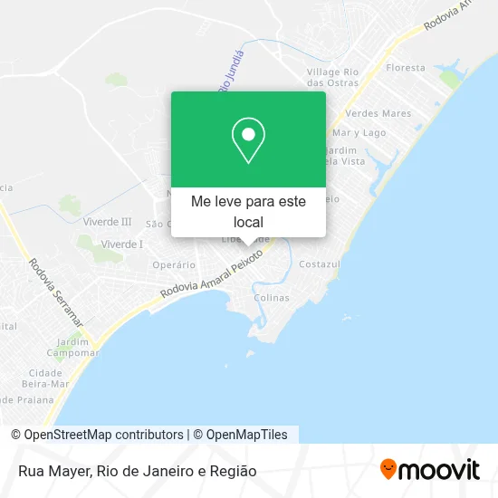 Rua Mayer mapa