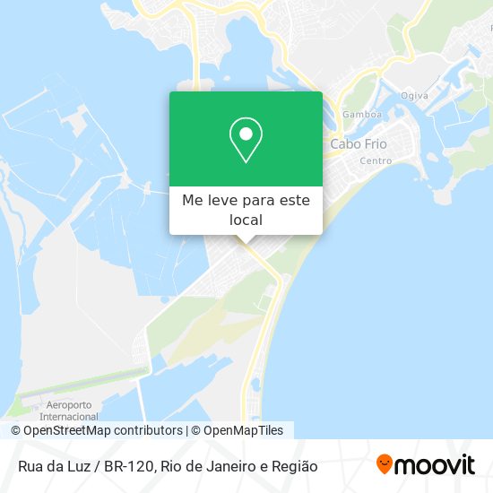 Rua da Luz / BR-120 mapa