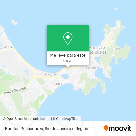 Bar dos Pescadores mapa