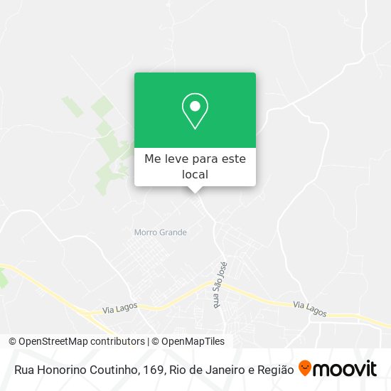 Rua Honorino Coutinho, 169 mapa