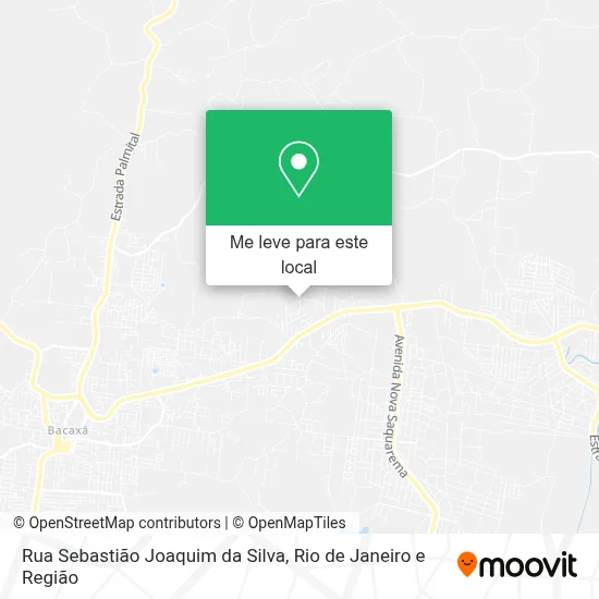 Rua Sebastião Joaquim da Silva mapa