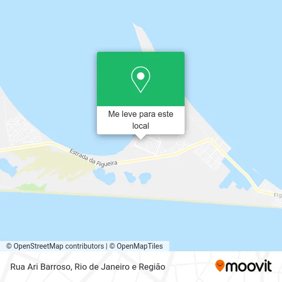 Rua Ari Barroso mapa