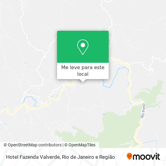 Hotel Fazenda Valverde mapa