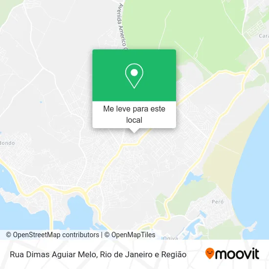 Rua Dimas Aguiar Melo mapa