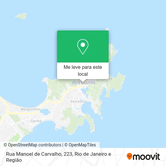 Rua Manoel de Carvalho, 223 mapa