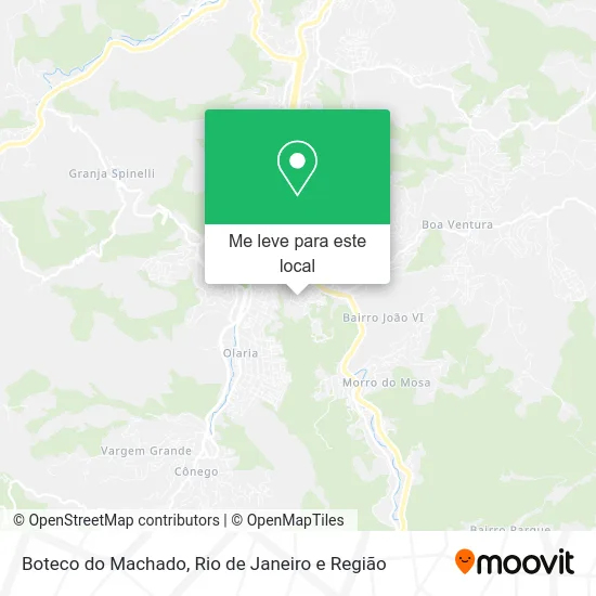Boteco do Machado mapa
