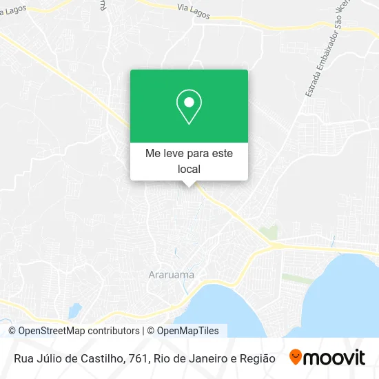 Rua Júlio de Castilho, 761 mapa