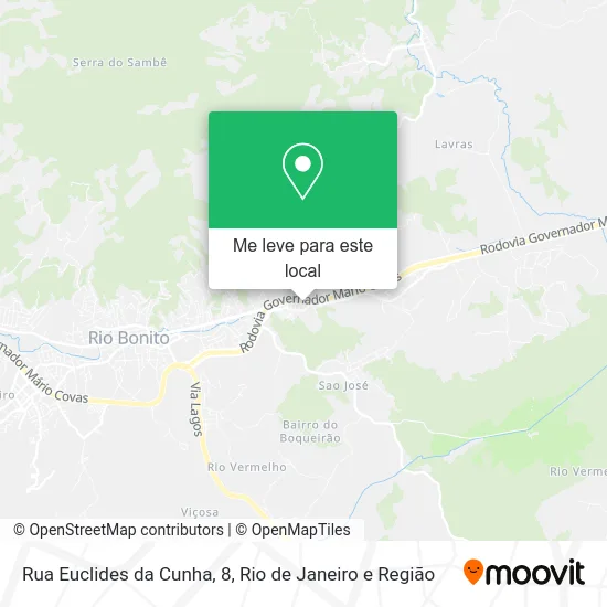 Rua Euclides da Cunha, 8 mapa