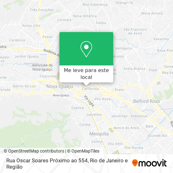 Rua Oscar Soares Próximo ao 554 mapa