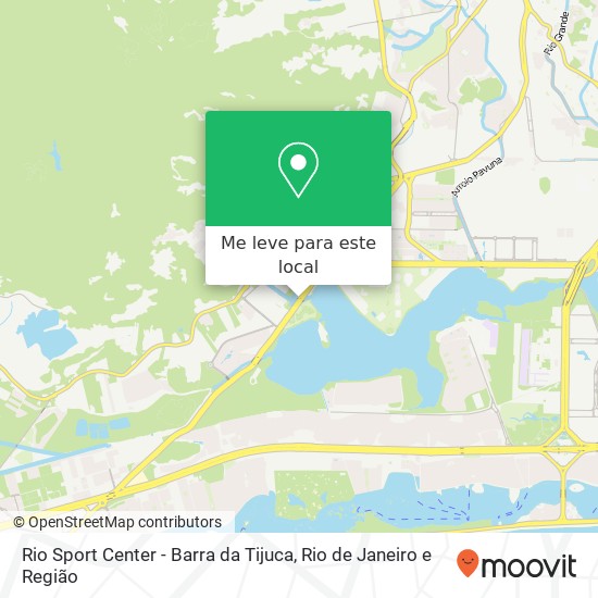 Rio Sport Center - Barra da Tijuca mapa