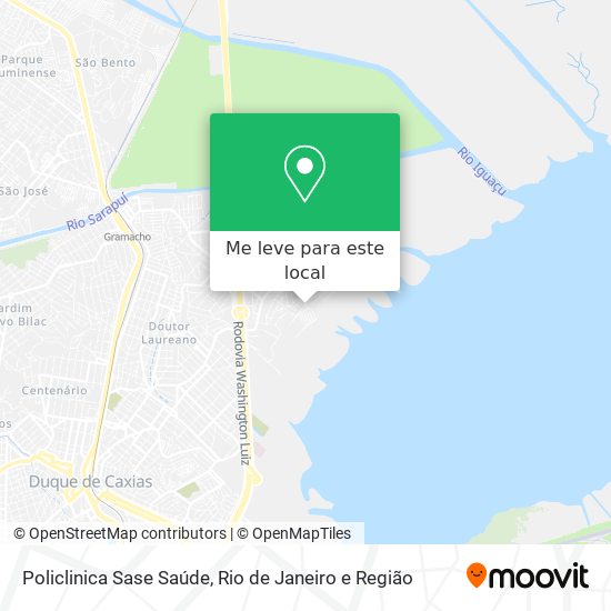 Policlinica Sase Saúde mapa