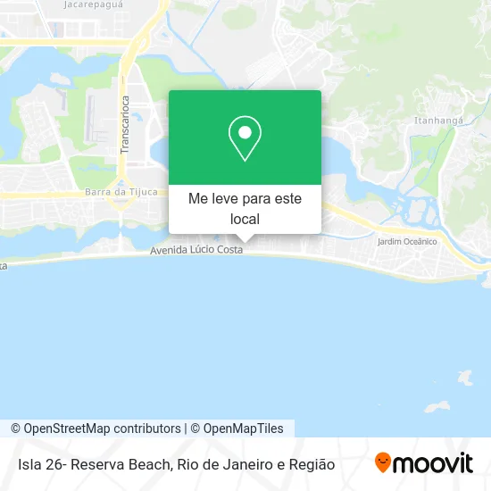 Isla 26- Reserva Beach mapa