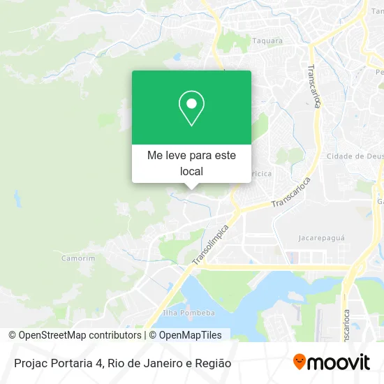 Projac Portaria 4 mapa