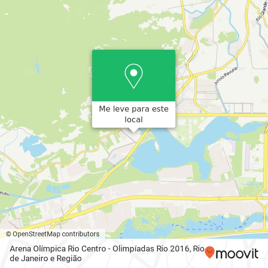 Arena Olímpica Rio Centro - Olimpíadas Rio 2016 mapa