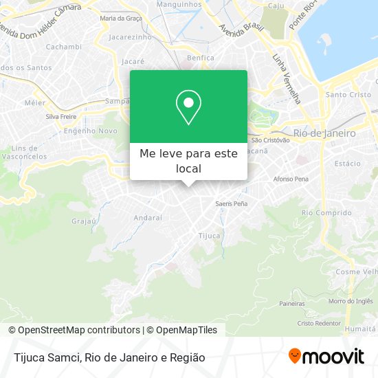 Tijuca Samci mapa