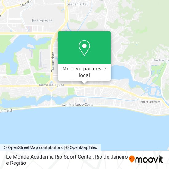 Le Monde Academia Rio Sport Center mapa