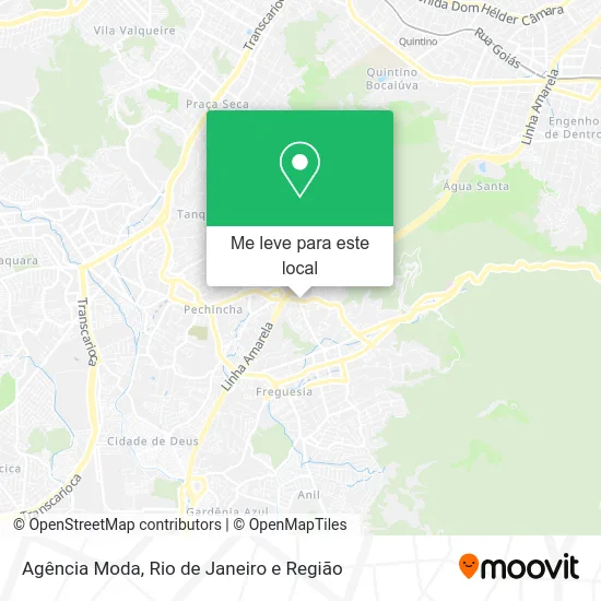 Agência Moda mapa