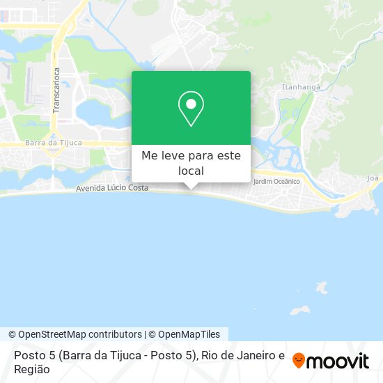 Posto 5 (Barra da Tijuca - Posto 5) mapa