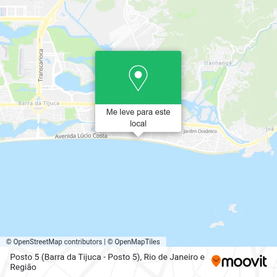 Posto 5 (Barra da Tijuca - Posto 5) mapa