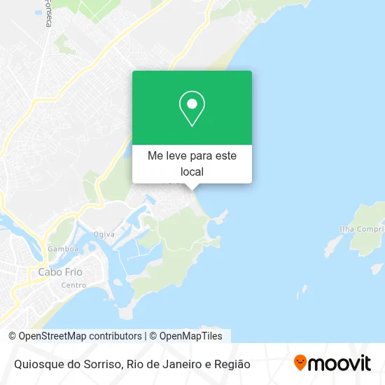 Quiosque do Sorriso mapa