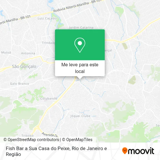 Fish Bar a Sua Casa do Peixe mapa