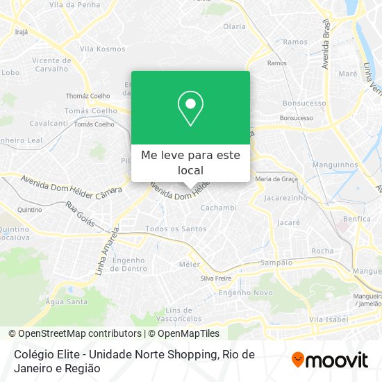 Colégio Elite - Unidade Norte Shopping mapa