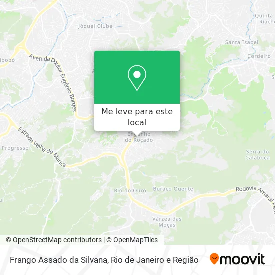 Frango Assado da Silvana mapa