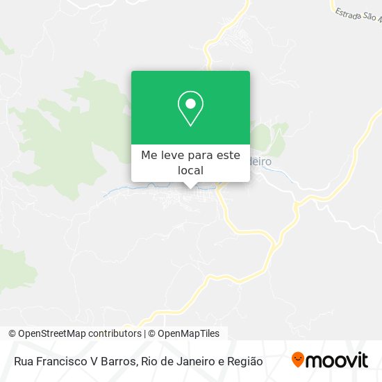 Rua Francisco V Barros mapa