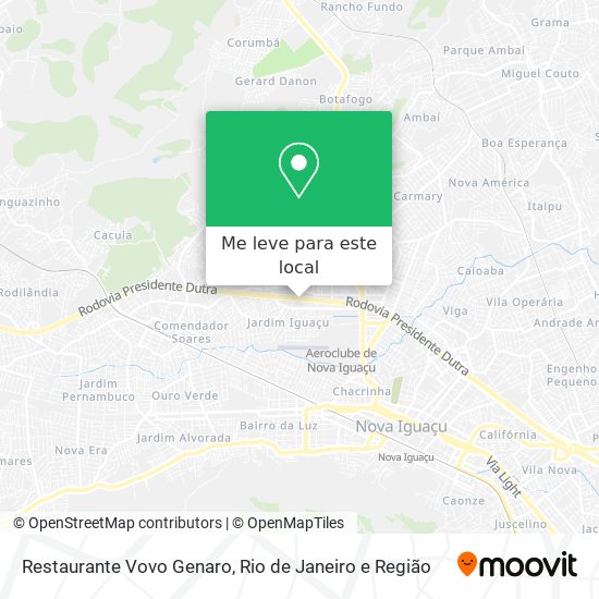 Restaurante Vovo Genaro mapa