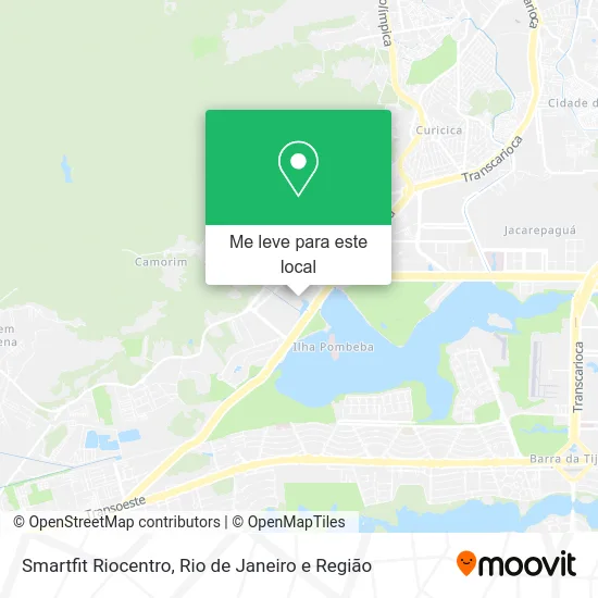 Smartfit Riocentro mapa