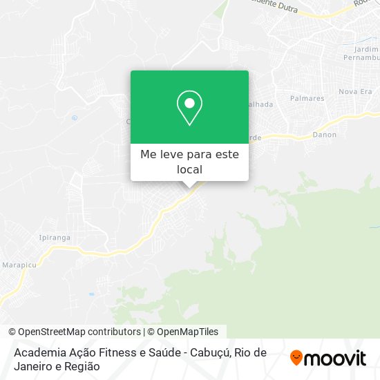 Academia Ação Fitness e Saúde - Cabuçú mapa