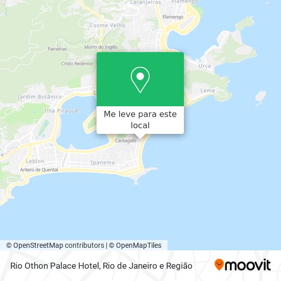 Rio Othon Palace Hotel mapa