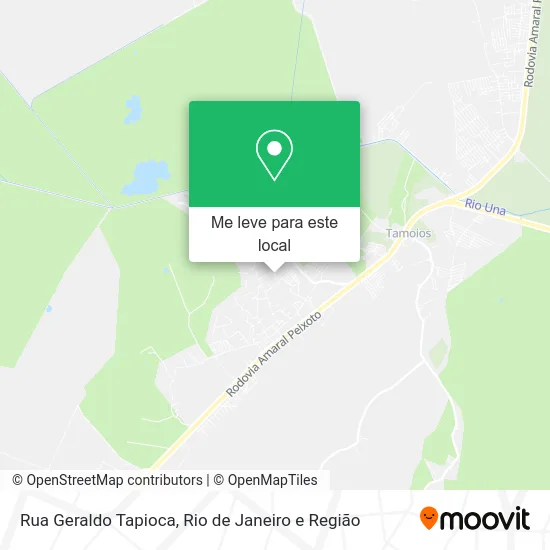 Rua Geraldo Tapioca mapa