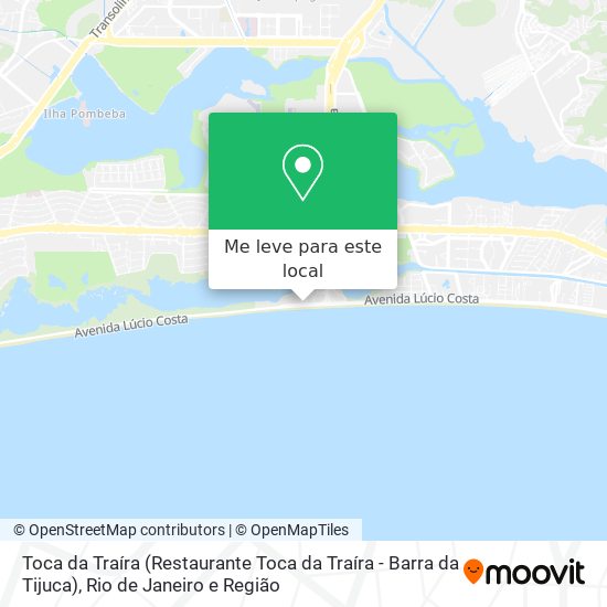 Toca da Traíra (Restaurante Toca da Traíra - Barra da Tijuca) mapa