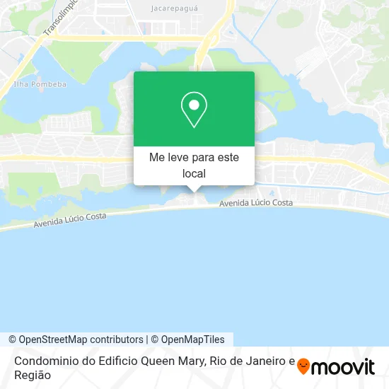 Condominio do Edificio Queen Mary mapa