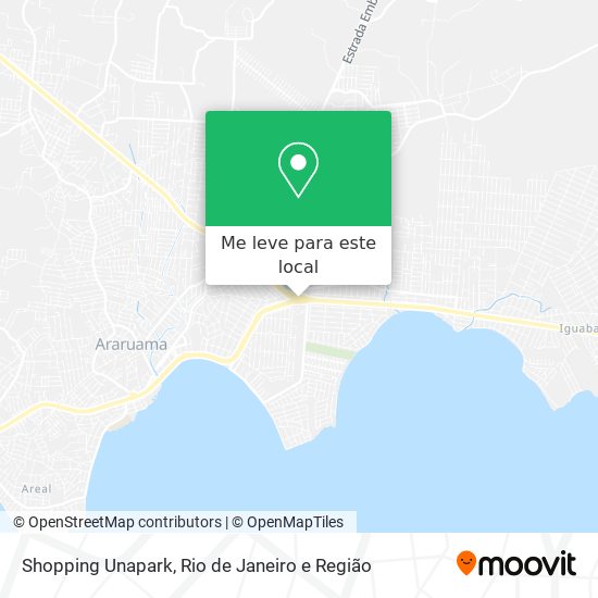 Shopping Unapark mapa