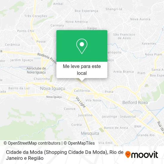 Cidade da Moda (Shopping Cidade Da Moda) mapa