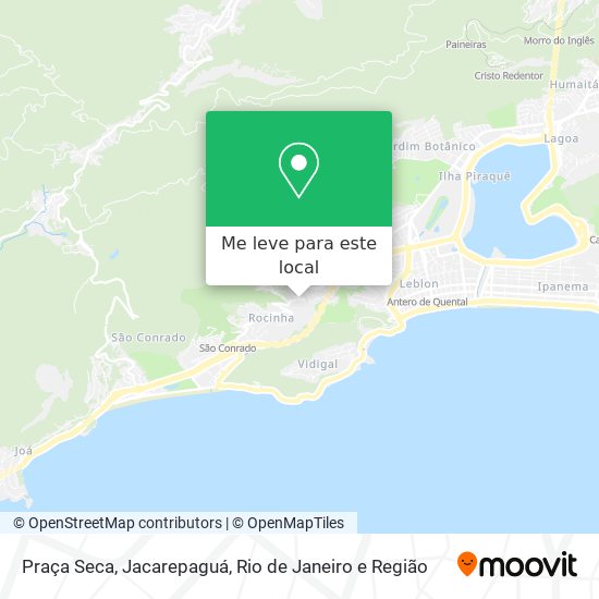 Praça Seca, Jacarepaguá mapa