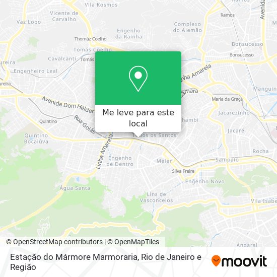 Estação do Mármore Marmoraria mapa