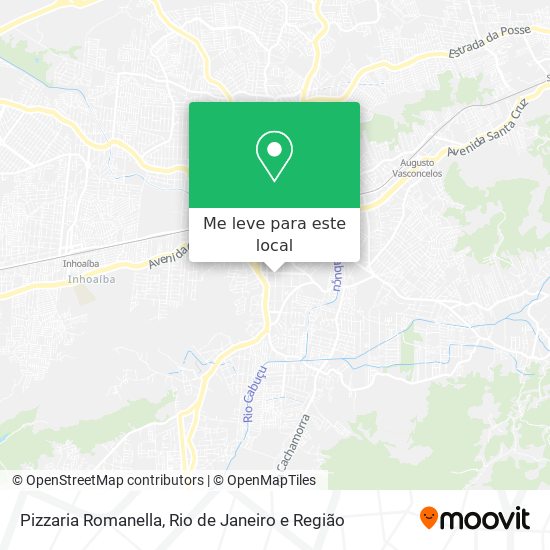 Pizzaria Romanella mapa