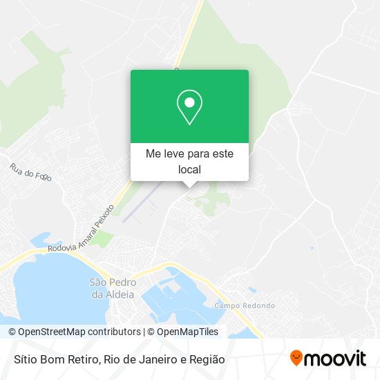 Sítio Bom Retiro mapa