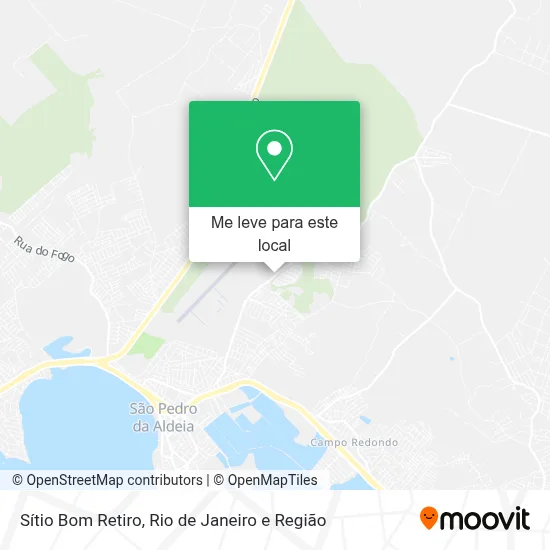 Sítio Bom Retiro mapa
