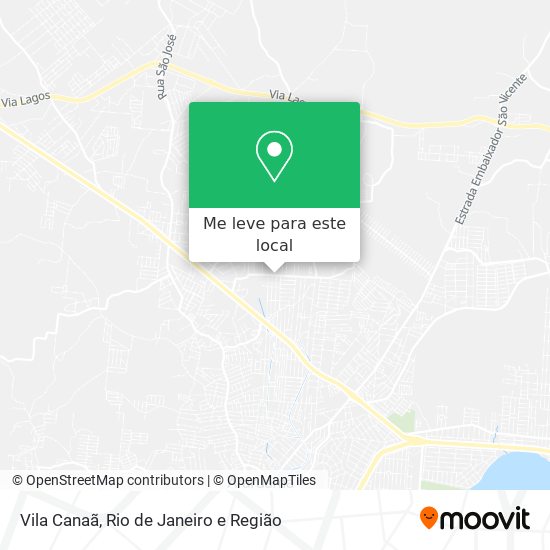Vila Canaã mapa