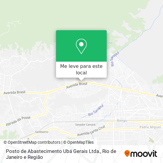 Posto de Abastecimento Ubá Gerais Ltda. mapa