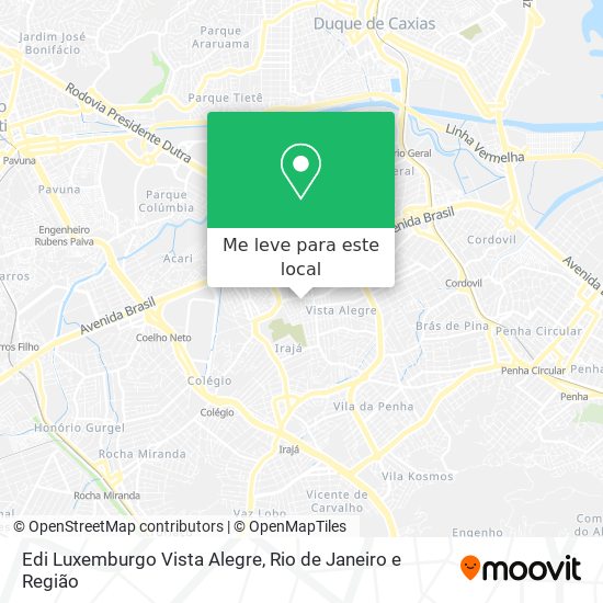 Edi Luxemburgo Vista Alegre mapa