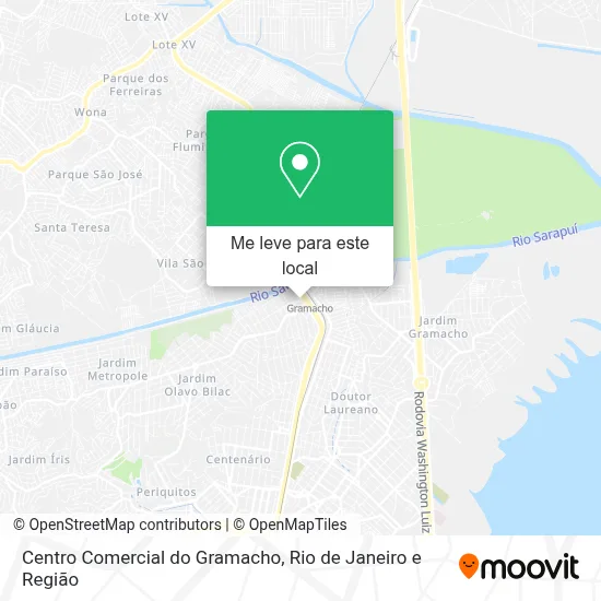 Centro Comercial do Gramacho mapa