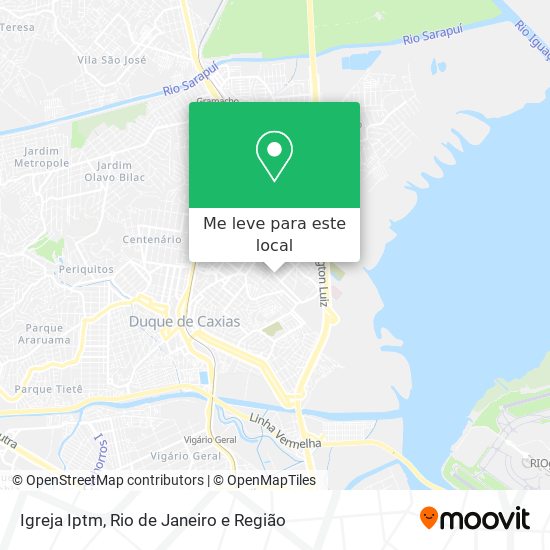 Igreja Iptm mapa